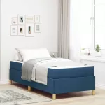 Lovos rėmas su čiužiniu Mėlyna 80 x 200 cm audinys