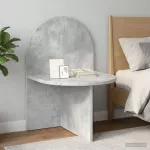 Naktinis staliukas 2 pcs Betono pilka 48 x 49 x 65 cm