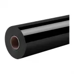 HTVRONT Glossy Self-Adhesive Film, 30.5 cm x 180 cm (black) universal