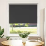 roletas juodas 90x150 cm audinio plotis 85,7 cm poliesteris