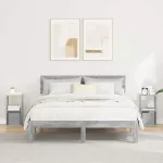 Naktinis staliukas 2 pcs Pilkas Sonoma 25,5 x 22 x 49,5 cm