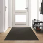 Durų kilimėlis Kita Antracito ir juoda 120 x 350 cm