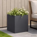 Sodo vazonas Antracito 25 x 25 x 25 cm &Scaron;altai valcuotas plienas
