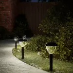 Solar Pathway &scaron;viestuvai su smaigaliais, 4vnt., &scaron;iltos baltos