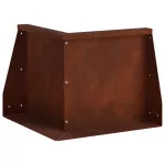 Sienelė 50 x 50 x 30 cm Atmosferos poveikiui atsparus plienas