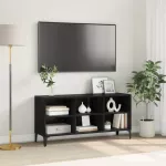 TV spintelių komplektas Juodas 103,5 x 30 x 50 cm