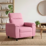 Sofa Rožinė 95 x 90 x 95 cm Audinys