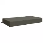 Sėdynės pagalvėlė SOEST 100% poliesteris Pilka 120 x 60 x 15 cm