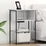 &Scaron;alia lovos spintelė Pilkas Sonoma 55 x 31 x 76 cm