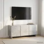 Televizoriaus stovas 90 x 34.5 x 40 cm Betono pilka