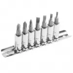 Atsuktuvų rinkinys su 1/4" galvute, 7 vnt. (BS-207S, GENIUS)