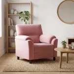 Sofa Rožinė 94 x 85 x 93 cm Aksomas