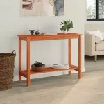 Konsolinis stalas su lentyna Va&scaron;ko Ruda 110 x 40 x 80 cm