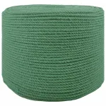 Medvilniniai siūlai 10 vnt. 2 mm 100 m Žalia 100% Medvilnė