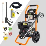 Gaspper GP3300HA benzininis auk&scaron;to slėgio plovimo įrenginys, Peggas, 5,5 HP, 220 bar/3.200 PSI