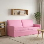 3 vietų sofa Rožinė 190 x 81 x 82 cm Audinys