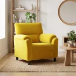 Sofa Geltona 94 x 85 x 93 cm Aksomas