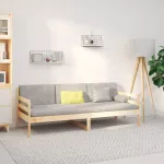 Lova be čiužinio, 90x190cm, pu&scaron;ies medienos masyvas