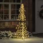 Kalėdų eglutė su 240 LED &Scaron;ilta balta 180 cm PET