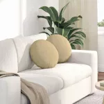 Sėdynių pagalvėlės 2 pcs Pilkai žalia &Oslash; 40 cm