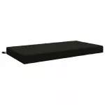 Sėdynės pagalvėlė SOEST 100% poliesteris Juoda 120 x 80 x 10 cm