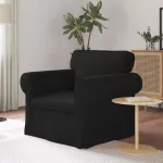 Sofa Juoda 95 x 82 x 80 cm audinys