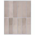 Stačiakampė plytelė 10 pcs Smėlio spalvos kava