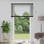 Venecijos žaliuzės Juodas 213 x 140 cm 25 mm PVC