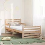 Lovos rėmas su i&scaron;siplėčiančiu čiužiniu Ruda 80 x 200 cm