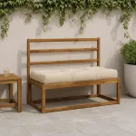 Pallet sėdynės pagalvėlė VIANEN 100% poliesteris Kreminė