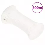 Valties virvė, visi&scaron;kai balta, 5mm, 500m, polipropilenas