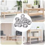 Hex veržlė 23377 pcs Sidabro Metalas