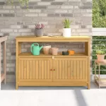 Sodo konsolinis stalas &Scaron;viesus akacijų 110 x 35 x 75 cm