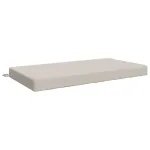 Sėdynės pagalvėlė SOEST 100% poliesteris Balta 120 x 80 x 10 cm
