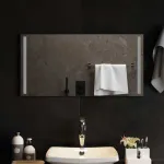 LED vonios veidrodis Skaidrus 80 x 40 cm grūdintas stiklas