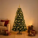 Dirbtinė Kalėdų eglutė su burbulais 120 cm 150 LED &Scaron;ilta balta