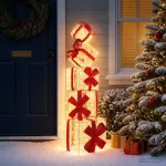 Kalėdinė dekoracija dovanų dėžutė 5 vnt. 125 LED &Scaron;ilta balta