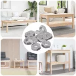 Hex veržlė 12 pcs Sidabro m8 Metalas