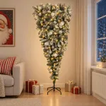 Dirbtinė kalėdinė eglutė su rutuliuku 240 cm 300 LED