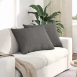 Sofa Pagalvės 2 pcs &Scaron;viesiai pilka 70 x 50 cm
