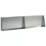 Sienelė 2 vnt. 80 x 12 x 30 cm Galvanizuotas plienas Sidabrinė