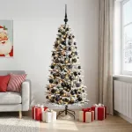 Dirbtinė kalėdinė eglutė su rutuliuku 240 cm 300 LED