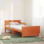 Lovos rėmas su i&scaron;siplėčiančiu čiužiniu Ruda 80 x 200 cm