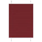 Klostuotos žaliuzės, bordo spalvos, 95x100 cm, audinys, plotis 94,4 cm, poliesteris