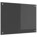 Virtuvės atbraila Tamsiai pilka 70 x 50 cm grūdintas stiklas