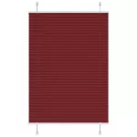 Klostuotos žaliuzės, bordo spalvos, 100x100 cm, audinys, plotis 99,4 cm, poliesteris