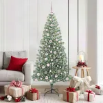 Dirbtinė Kalėdų Eglė Su Sniegu ir LED &Scaron;viesa su 300 LED 180 cm