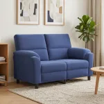 Sofa Policijos mėlyna 154 x 85 x 93 cm Aksomas