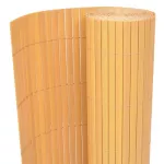 Dvipusė sodo tvora, geltona, 90x300cm, PVC