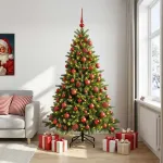 Dirbtinė kalėdinė eglutė su rutuliuku 180 cm 300 LED